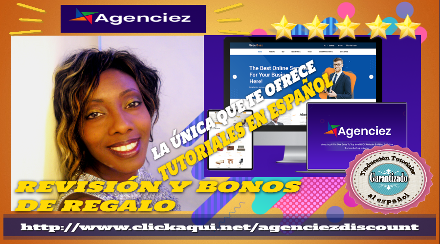 AGENCIEZ. Revision y Bonos. Crea Sitios Web Profesionales