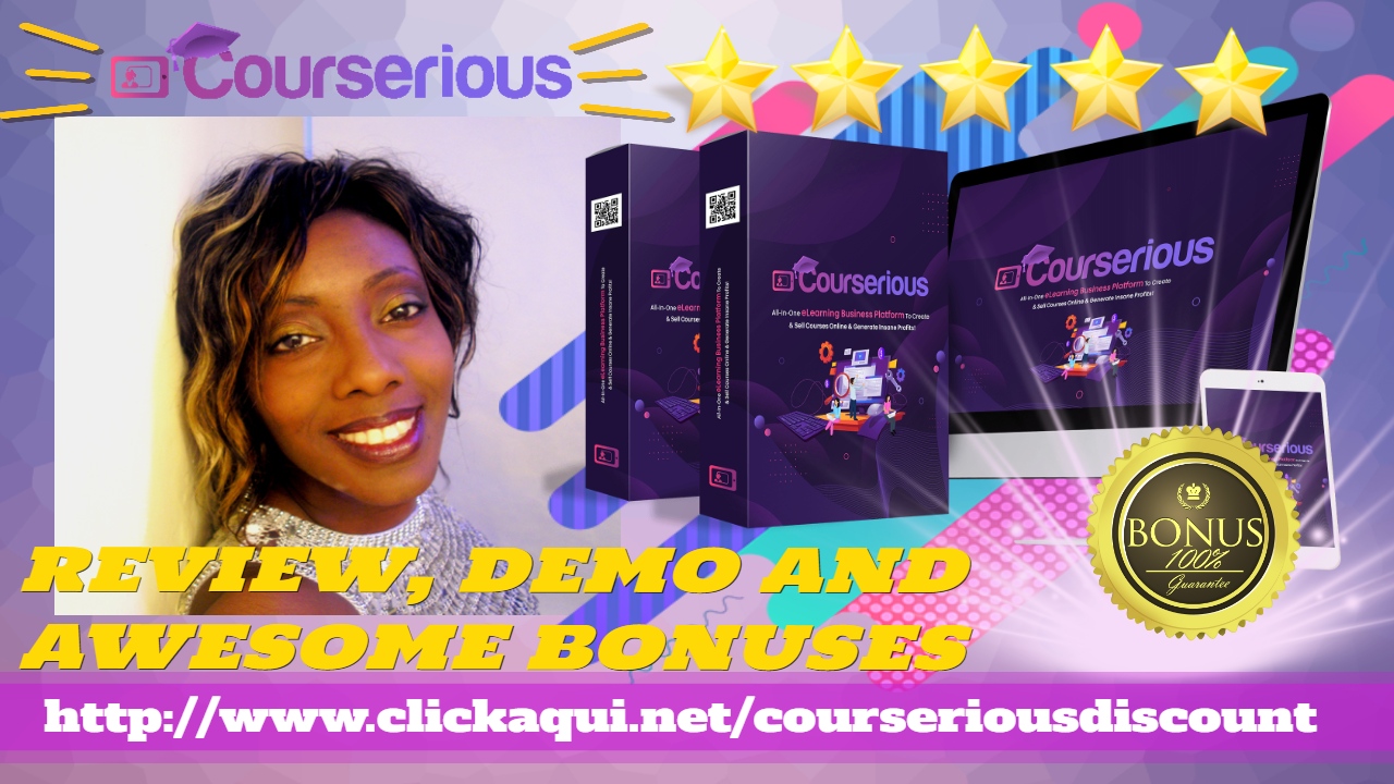 COURSERIOUS. Review and Bonuses. ⭐️⭐️⭐️⭐️⭐️