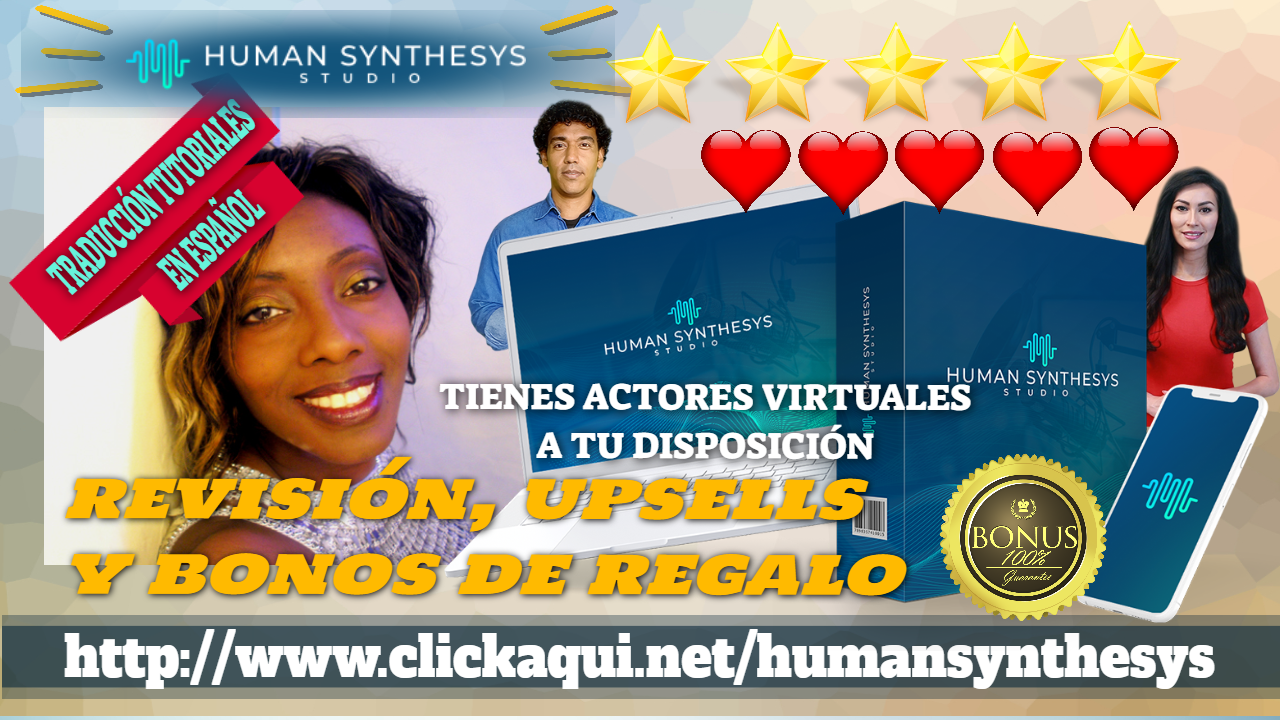 HUMAN SYNTHESYS STUDIO. Review y Bonos. ✨✨⭐️⭐️⭐️⭐️⭐️